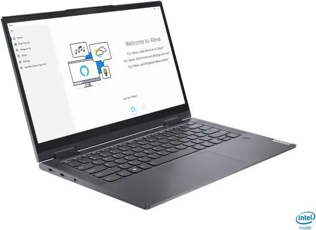 Alt view image 3 of 8 - Lenovo - Yoga 7i 2-in-1 14" Touch Screen Laptop - Intel Evo Platform Core i7 - 12GB Memory - 512GB Solid State Drive - Slate Grey (82BH0002US)
