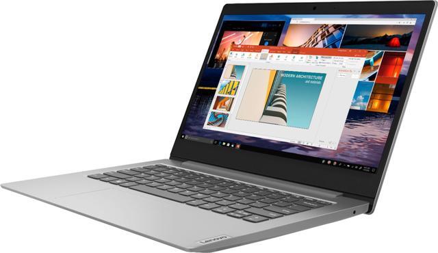 Alt view image 2 of 7 - Lenovo - IdeaPad 1 14" Laptop - AMD A6-Series - 4GB Memory - AMD Radeon R4 - 64GB eMMC Flash Memory - Platinum Gray (81VS009GUS)