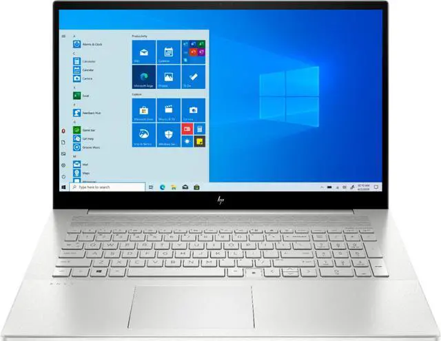 Main image of HP - ENVY 17.3" Touch-Screen Laptop - Intel Core i7 - 12GB Memory - 512GB SSD + 32GB Optane - Natural Silver (17M-CG1013DX)
