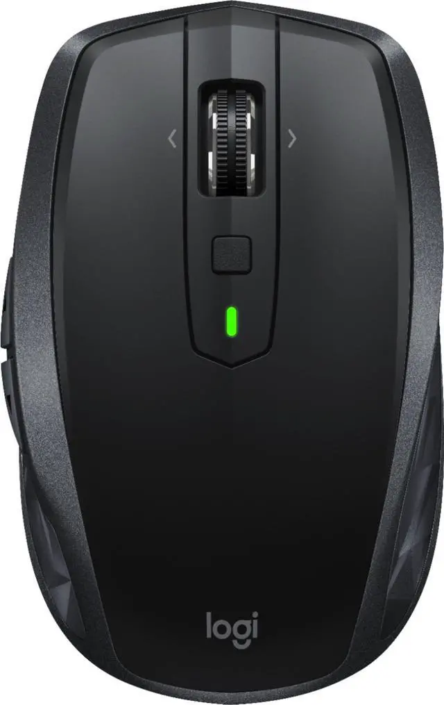 Alt view image 6 of 14 - Logitech MX Anywhere 2S Wireless Laser Mouse Use On Any Surface Control up to 3 Apple Mac and Windows Computers and laptops (Bluetooth or USB) - Black 910-005748