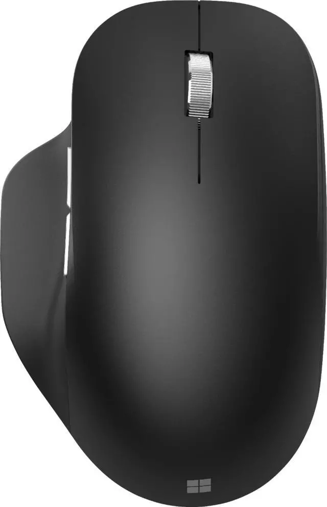 Alt view image 2 of 11 - Microsoft Bluetooth Ergonomic Mouse - Matte Black with comfortable Ergonomic Design, Thumb Rest, up to 15months battery life. Works with Bluetooth enabled PCs/Laptops Windows/Mac/Chrome computers