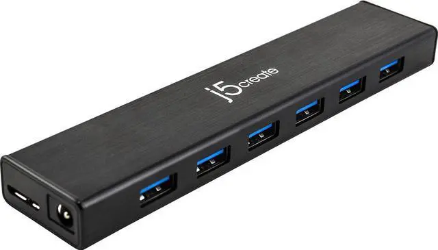 Alt view image 6 of 19 - j5create USB™ 3.0 7-Port HUB
