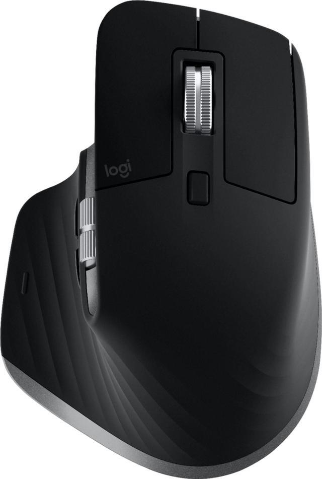 Alt view image 10 of 20 - Logitech MX Master 3 – Advanced Wireless Mouse for Mac, Ultrafast Scrolling, Ergonomic Design, 4000 DPI, Customisation, USB-C, Bluetooth, MacBook Pro,Macbook Air,iMac, iPad Compatible - Space Grey