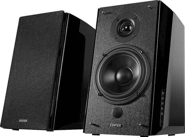 Alt view image 12 of 18 - Edifier R2000DB Powered Bluetooth Bookshelf Speakers - Near-Field Studio Monitors - Optical Input - 5 inch Subwoofer - 120 Watts RMS - Black
