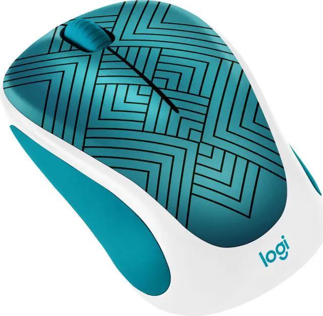 Alt view image 4 of 10 - Logitech Design Collection 910-005838 3 Buttons 1 x Wheel USB RF Wireless Optical Mouse, Teal Maze