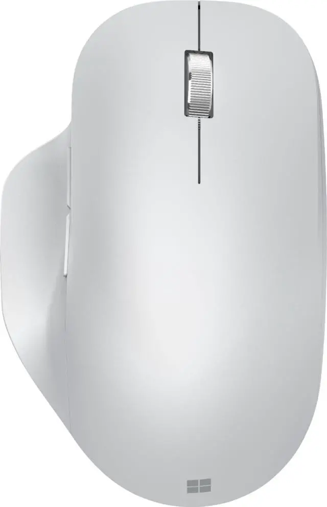 Main image of Microsoft Bluetooth Ergonomic Mouse - Glacier with comfortable Ergonomic design, thumb rest, up to 15months battery life. Works with Bluetooth enabled PCs/Laptops Windows/Mac/Chrome computers
