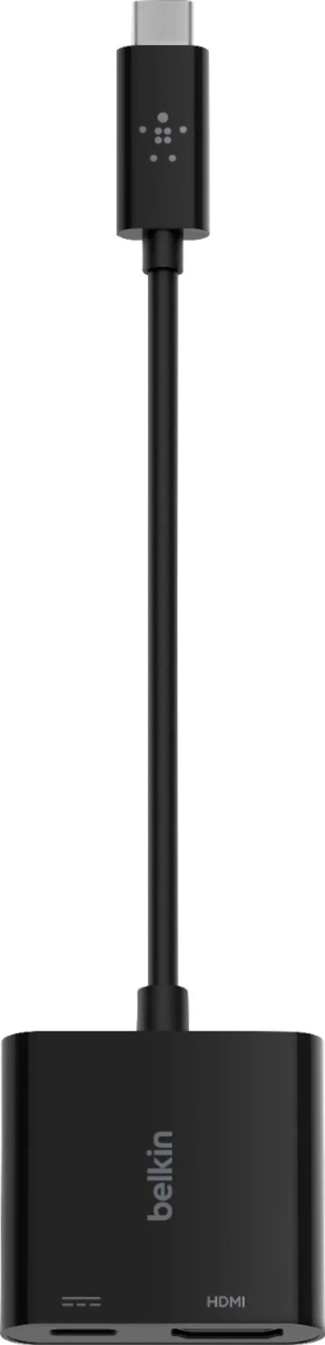 Alt view image 5 of 7 - Belkin USB-C to HDMI Adapter W/ USB-C Charge Adapter, 4K UHD Video Passthrough, Up to 60W Power Output, Compatible with All your USB-C Devices