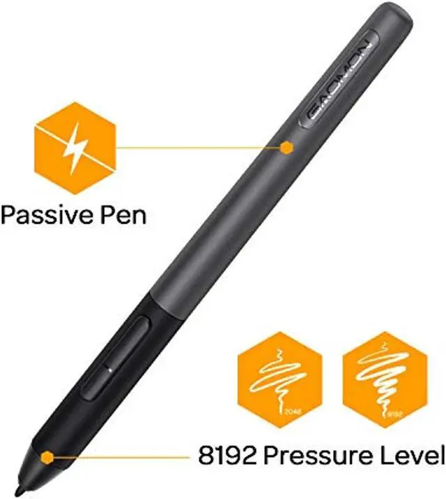 Alt view image 2 of 5 - GAOMON PD1561 Pen Display with Tilt-Support Battery-Free 8192 Level Pen 10 Shortcut Keys HD Screen Drawing Tablet with Monitor Stand - 15.6 Inches