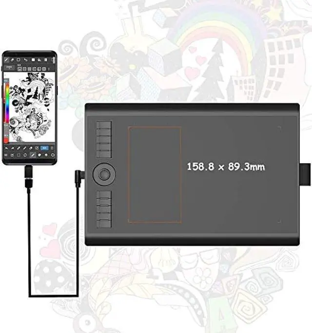 Alt view image 5 of 5 - GAOMON M10K PRO Drawing Tablet  and  Nibs for Passive Pen AP32