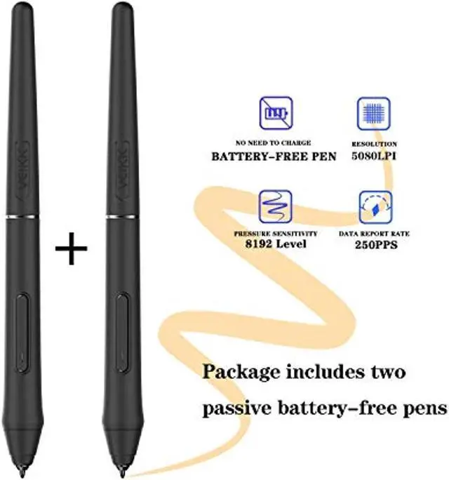 Alt view image 3 of 5 - VEIKK VK1200 Drawing Monitor Full-Laminated Graphics Drawing Tablet Monitor with Tilt Function Battery Free Stylus and 6 Shortcut Keys (8192 Levels Pen Pressure and 72% NTSC)-11.6 Inch IPS (M4-VK1200)