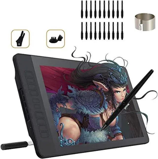 Main image of GAOMON PD1560 Pen Display  and  20 Pen Nibs- 15.6'' 8192 Pen Pressure Graphics Drawing Monitor for Digital Drawing/ 2D 3D Art/Animation/Online Teaching and Meeting