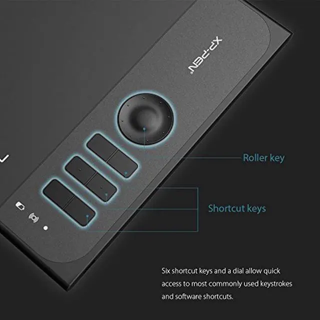 Alt view image 2 of 5 - XP-Pen Star06 Wireless 2.4G Graphics Drawing Tablet Digital Tablet Painting Board with 6 Hot Keys-10x6 Inch (Star06)