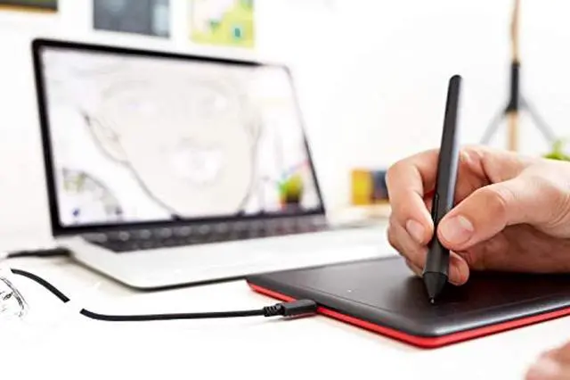 Alt view image 3 of 5 - Wacom CTL472K1A One by Wacom Graphic Drawing Tablet for Beginners, Small (CTL472K1A)