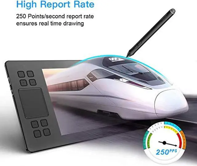 Alt view image 4 of 5 - VEIKK A50 Graphics Drawing Tablet with 8192 Pressure Sensitivity (Battery-Free Passive Pen) (M4-A50)