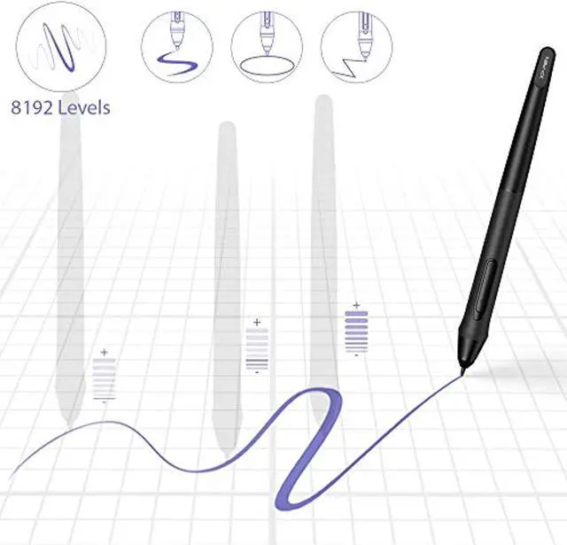 Alt view image 5 of 5 - XP-PEN G640S Android Drawing Tablet Graphic Pen Tablet for OSU! 8192 Levels Pressure Digital Tablet with 6 Shortcut Keys and Battery-Free Stylus (6x3.75 Inch) (StarG640S)