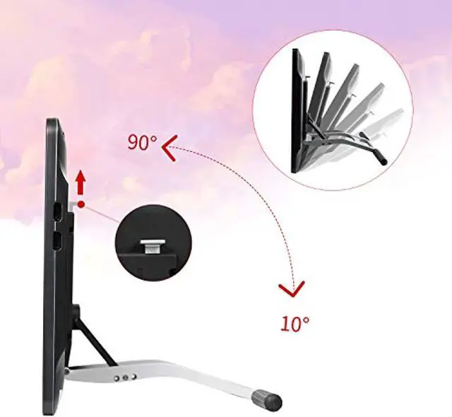 Alt view image 3 of 5 - GAOMON PD1561 15.6 Inches Full HD IPS Pen Display with 8192 Levels Pressure Sensitive Tilt Support Battery-Free Pen and 10 Shortcut Keys Graphics Drawing Tablet Monitor