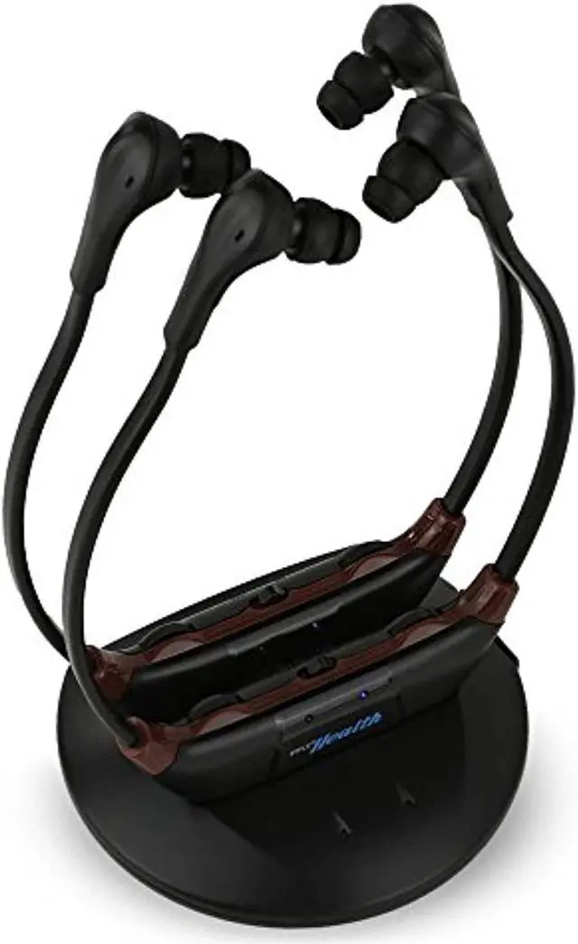 Alt view image 3 of 5 - Upgraded Version Dual Pyle Wireless Amplifier, Wireless TV Listening Speakers, Amplifier Headset, TV Audio Assist, TV Sound System Wireless, Wireless Headset, TV Bluetooth Headset, 2 Heads (PHPHA79_0)