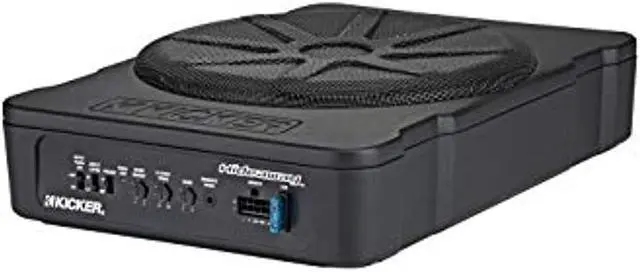 Alt view image 3 of 5 - KICKER 46HS10 Compact Powered 10-inch Subwoofer (46HS10)