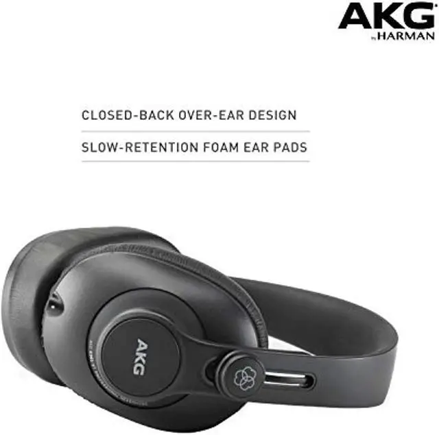 Alt view image 2 of 5 - AKG Pro Audio K361BT Bluetooth Over-Ear, Closed-Back, Foldable Studio Headphones (K361-BT)