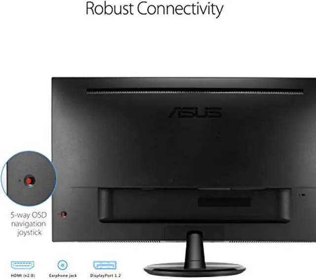 Alt view image 5 of 5 - ASUS VP28UQG 28" Monitor 4K/UHD 3840x2160 1ms DP HDMI Adaptive Sync/FreeSync Eye Care Monitor , Black (VP28UQG)