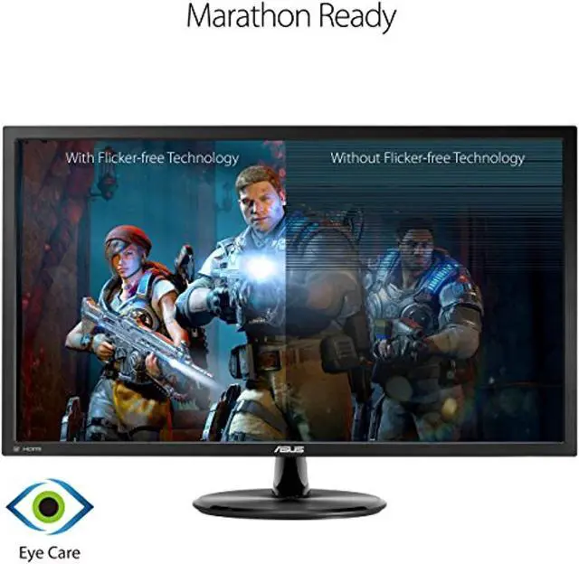 Alt view image 4 of 5 - ASUS VP28UQG 28" Monitor 4K/UHD 3840x2160 1ms DP HDMI Adaptive Sync/FreeSync Eye Care Monitor , Black (VP28UQG)