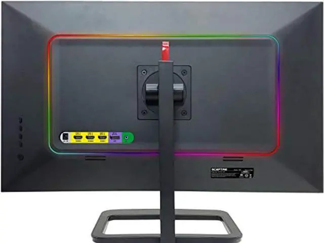 Alt view image 2 of 5 - Sceptre 27 inch QHD IPS LED Monitor 2560x1440 HDR400 HDMI DisplayPort up to 144Hz 1ms Height Adjustable, Build-in Speakers, Gunmetal Black 2021 (E275B-QPN168) (E275B-QPN168)