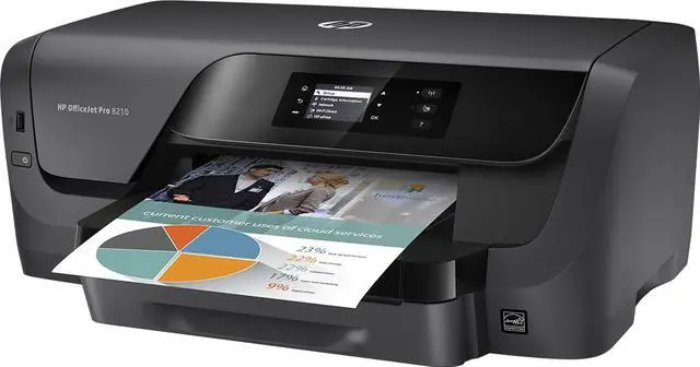Alt view image 2 of 3 - HP - OfficeJet Pro 8210 Wireless Inkjet Instant Ink Ready Printer - Black (D9L64A#B1H)