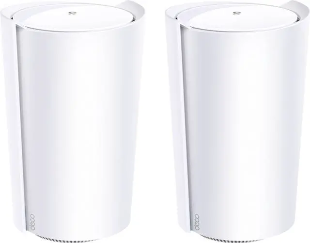 Alt view image 7 of 12 - TP-Link Deco Tri-Band WiFi 6 Mesh System(Deco X90(2-pack) - Covers up to 6000 Sq.Ft, Replaces Routers and Extenders, AI-Driven and Smart Antennas, 2-Pack