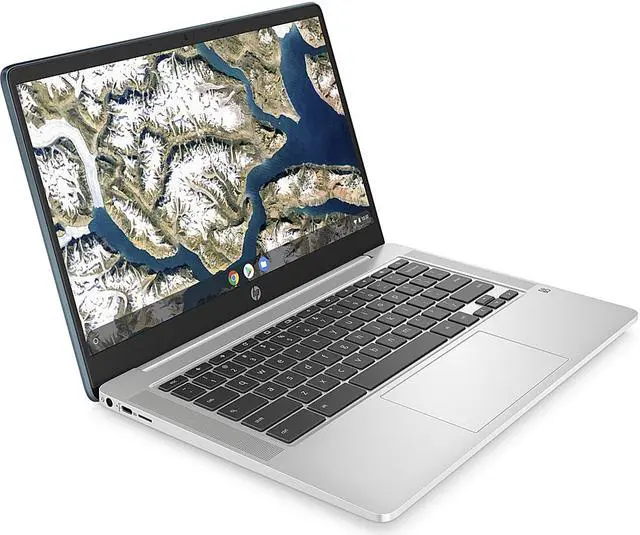 Alt view image 2 of 3 - HP - 14" Chromebook - Intel Celeron N4000 - 4GB - 32GB eMMC (14A-NA0090NR)