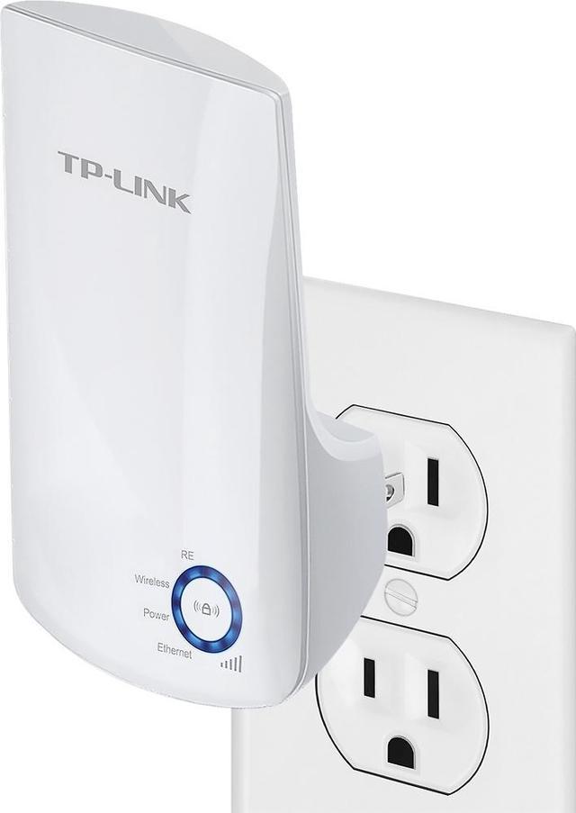 TP-Link - N300 Wi-Fi Range Extender with Ethernet Port - White