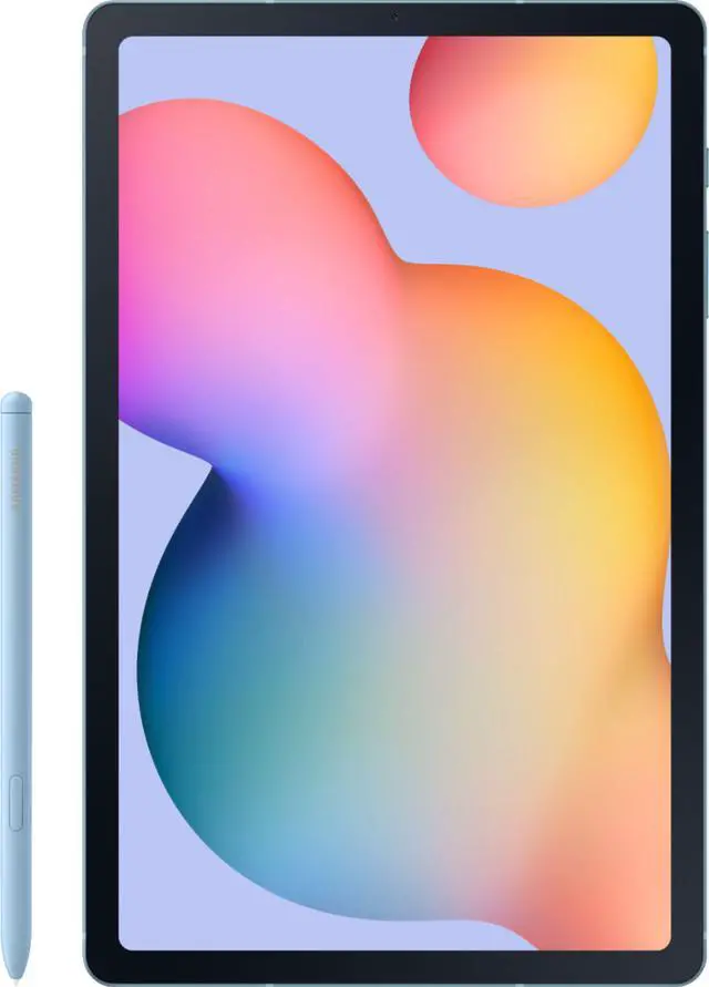 Main image of Samsung - Galaxy Tab S6 Lite - 10.4" - 128GB - Angora Blue (SM-P610NZBEXAR)