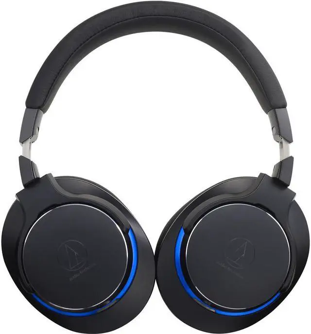 Alt view image 6 of 8 - Audio-Technica ATH-MSR7bBK Over-Ear High-Resolution Headphones, Black