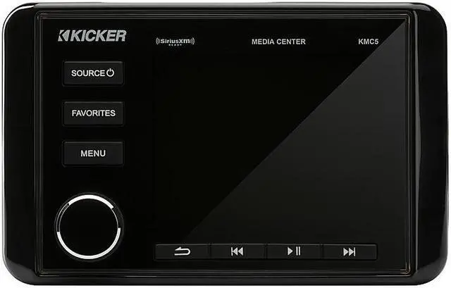 Alt view image 7 of 20 - Kicker 46KMC3 Marine-Grade Stereo Receiver with Built-In Amplifier
