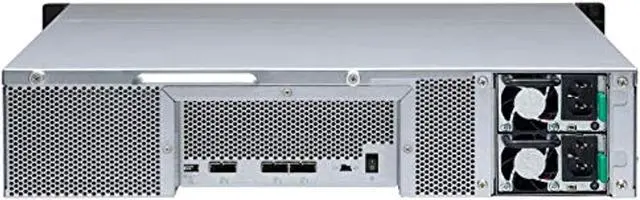 Alt view image 5 of 5 - QNAP TL-R1200S-RP 12 Bay 2U Rackmount SATA 6Gbps JBOD Storage Enclosure with Redundant Power Supply. PCIe SATA Interface Card (QXP-1600eS) Included (TL-R1200S-RP)