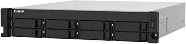 Alt view image 4 of 5 - QNAP TS-832PXU-4G 8 Bay High-Speed SMB Rackmount NAS with Two 10GbE and 2.5GbE Ports (TS-832PXU-4G-US) (TS-832PXU-4G-US)