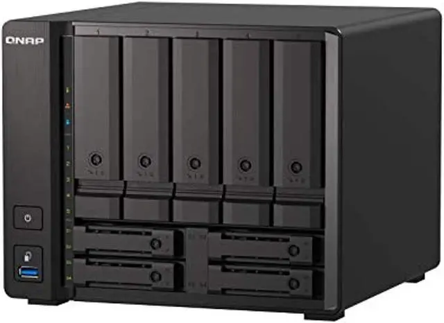 Alt view image 5 of 5 - QNAP TS-h973AX-8G 9-Bay QuTS Hero NAS with 10GbE/2.5GbE Connectivity (TS-h973AX-8G)