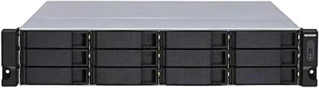 Alt view image 2 of 5 - QNAP TL-R1200S-RP 12 Bay 2U Rackmount SATA 6Gbps JBOD Storage Enclosure with Redundant Power Supply. PCIe SATA Interface Card (QXP-1600eS) Included (TL-R1200S-RP)