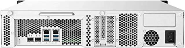 Alt view image 2 of 5 - QNAP TS-832PXU-4G 8 Bay High-Speed SMB Rackmount NAS with Two 10GbE and 2.5GbE Ports (TS-832PXU-4G-US) (TS-832PXU-4G-US)