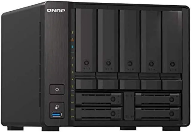 Alt view image 4 of 5 - QNAP TS-h973AX-8G 9-Bay QuTS Hero NAS with 10GbE/2.5GbE Connectivity (TS-h973AX-8G)