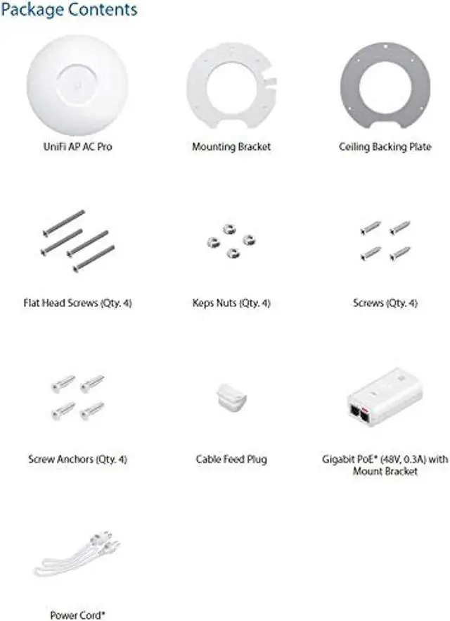 Alt view image 5 of 5 - Ubiquiti UAP-AC-PRO 2-PACK Unifi AP AC PRO 11ac Dual-Radio Pro Access Point (UAP-AC-PROx2)