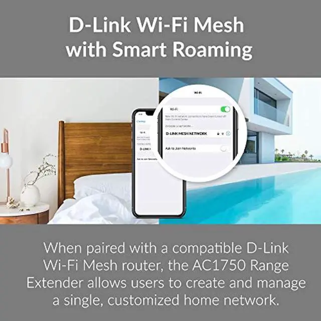 Alt view image 4 of 5 - D-Link WiFi Router AC1200 High Power Gigabit Ethernet Dual Band Mesh Wireless Internet for Home Gaming Parental Control Wi-Fi (DIR-1260) (DIR-1260)