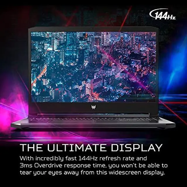 Alt view image 4 of 5 - Acer Predator Helios 300 PH315-54-760S Gaming Laptop | Intel i7-11800H | NVIDIA GeForce RTX 3060 Laptop GPU | 15.6" Full HD 144Hz 3ms IPS Display | 16GB DDR4 | 512GB SSD | Killer WiFi  (PH315-54-760S)
