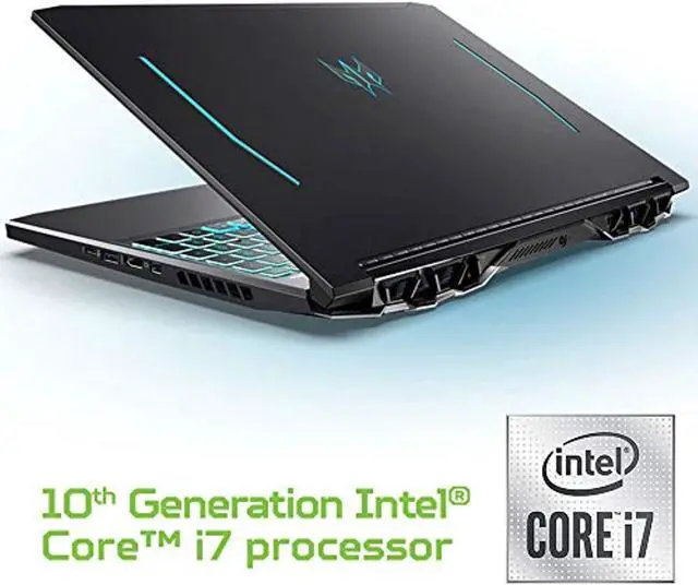 Alt view image 2 of 5 - Acer Predator Helios 300 Gaming Laptop, Intel i7-10750H, NVIDIA GeForce RTX 3060 Laptop GPU, 15.6" Full HD 144Hz 3ms IPS Display, 16GB DDR4, 512GB NVMe SSD, WiFi 6, RGB Keyboard, PH315 (PH315-53-71HN)