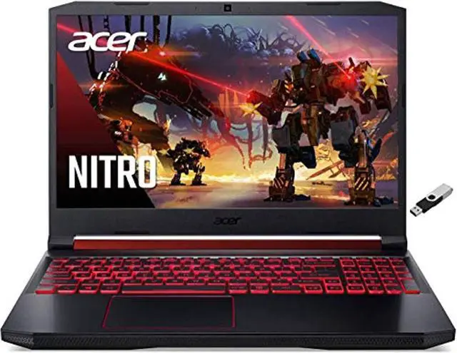 Main image of 2021 Acer AN515 Nitro 5 Gaming Laptop 15.6" FHD 144 Hz IPS 10th Intel Core i5-10300H NVIDIA RTX 3050 4GB 12GB DDR4 256GB NVMe SSD + 1TB HDD Backlit Keyboard Win 10 Professional RATZK 3 (AN515-55-53E5)