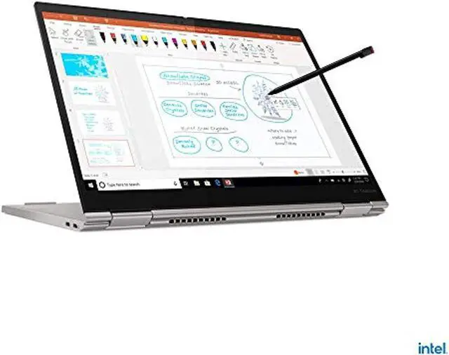 Alt view image 2 of 5 - 2021 Latest Lenovo ThinkPad X1 Titanium Yoga 13.5" QHD 450Nits anti-reflectiveTouch 11Th Gen Core I7-1160G7 16GB 1TB SSD Intel® Iris® Xe Graphics Pen Backlit Eng Key WIN10 Pro Titanium+ (20QA000GUS)