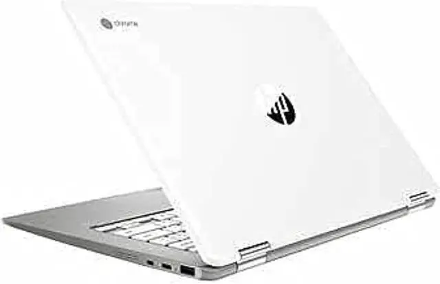 Alt view image 5 of 7 - HP Chromebook X360 14-inch Touchscreen 64GB eMMC Celeron N4020 (4GB Memory, Memory Card Reader, Chrome OS) White/ Mineral Silver, 14b-ca0645cl (14b-ca0645cl)