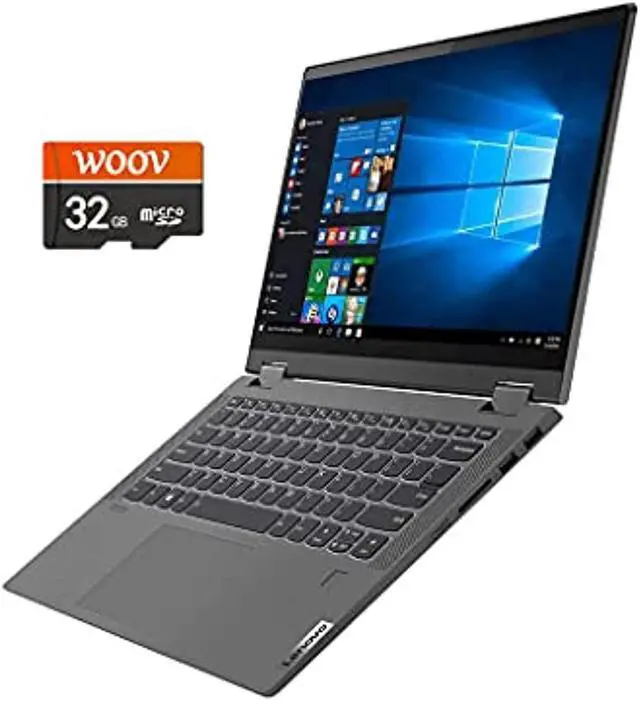 Alt view image 3 of 5 - Lenovo Flex 5 14" FHD 2in1 Touch Screen Laptop, 8-core AMD Ryzen 7 4700U(>i7-10710U) Upto 4.1 GHz, USB-C, Fingerprint, Backlit KB, Webcam, HDMI, Win 10 Home, 32GB MSD Card (8GB RAM | 512GB PCIe SSD)