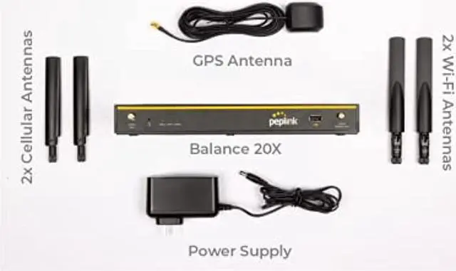 Alt view image 4 of 5 - Peplink Balance 20X | 900Mbps throughput | Futureproof SD-WAN Router for Small Business Users | LTE-A FlexModule Mini upgradable | Inclusive 1 Year PrimeCare Warranty| BPL-021X-LTE-US-T-PRM [CAT-4]