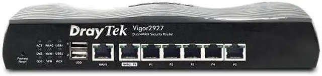 Main image of Draytek Vigor 2927 Dual-WAN VPN Firewall Router (VIGOR2927)