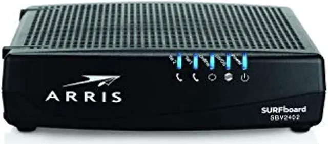 Main image of ARRIS Surfboard SBV2402 DOCSIS 3.0 Cable Modem, Certified for Xfinity Internet  and  Voice (Black) (SBV2402)